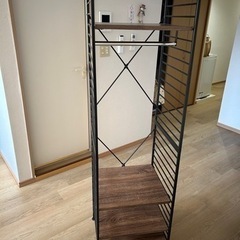 【ユニットシェルフ】約47×45×163 ブラウン