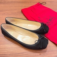 美品　クリスチャンルブタン　フラット　バレーシューズ　37.5の画像