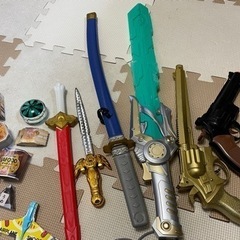おもちゃ   トランシーバー　お買い物レジ　セブンイレブン　剣　銃　手裏剣の画像