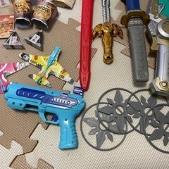 おもちゃ   トランシーバー　お買い物レジ　セブンイレブン　剣　銃　手裏剣の画像
