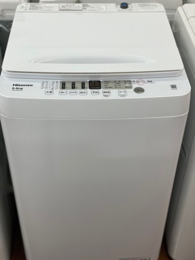 送料・設置込み可　洗濯機　5.5kg  Hisense 2022年