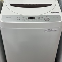 送料・設置込み可　洗濯機　5.5kg SHARP 2018年