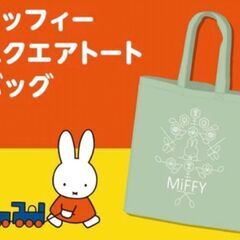 2月まで❗ミッフィー　エコバックスクエアトートバッグ　エースコックの画像