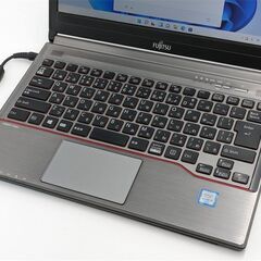 20台限定 送料無料 13.3型 中古ノートパソコン 富士通 E736/P 第6世代 Core i5 8GB DVDRW 無線 Bluetooth カメラ Windows11 Officeの画像