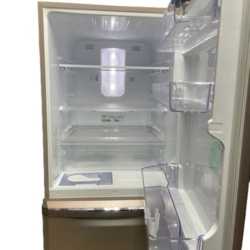 ジ0301-5 三菱電機 ミツビシ　3ドア　冷凍冷蔵庫 右開き 335L MR-C34C-P 2018年製　ピンク　冷蔵庫　キッチン家