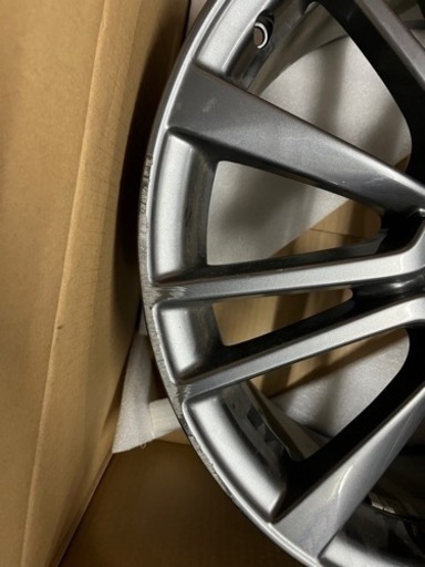 V37スカイライン　19インチ ホイール2枚　車のパーツ タイヤ、ホイール