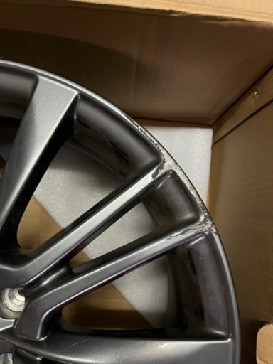 V37スカイライン　19インチ ホイール2枚　車のパーツ タイヤ、ホイール