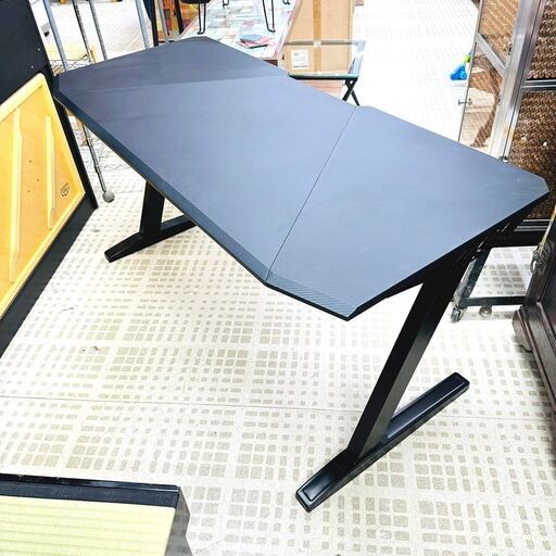 3/31【家具・家電複数購入で割引可】ゲーミングデスク PCデスク ブラック 家具 オフィスデスク