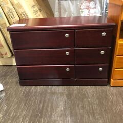 全段鍵付き天然木便利収納の画像