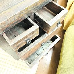 4/22【最終処分価格】昭和レトロ 引き出し 3段 チェスト 箪笥②