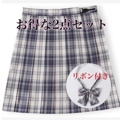 制服 スカート ミニ プリーツスカートチェック 女子高生 JK ...