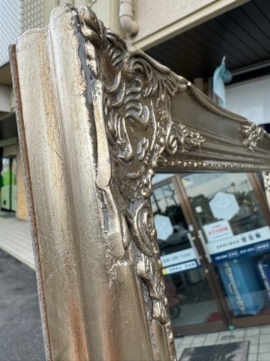 アンティーク風 スタンドミラー 0301-2