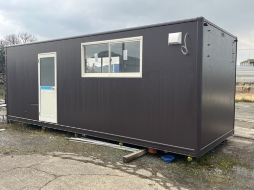 改装コンテナ　バイク置き場、一時待避場所、貯蔵庫、作業場等用途様々