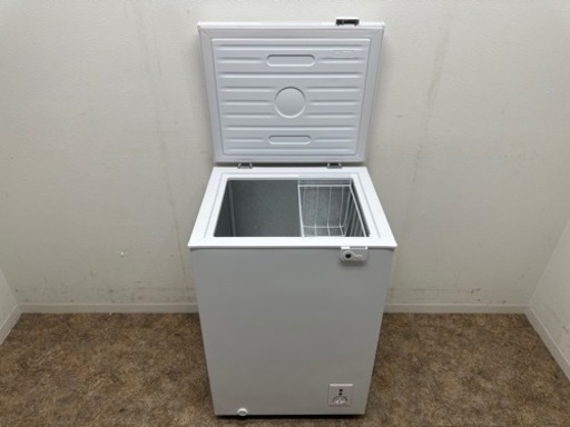 マクスゼン 上開き冷凍庫 99L JF100ML01WH ストッカー Amazon.co.jp