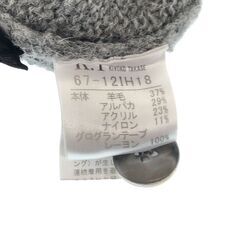 KIYOKO TAKASE キヨコ タカセ アウター セーター 長袖 グレー 15 羊毛 アルパカの画像