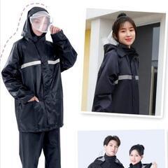 レインウエア上下XL★中古の画像