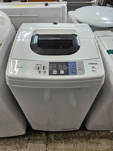 リサイクルショップどりーむ荒田店　№10237　お買い得品　日立　洗濯機　2017年製　5.0キロ