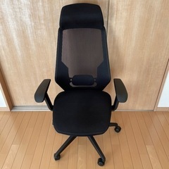 ニトリ ワーキングチェア ランツァ ブラック