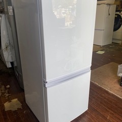 福岡市内配送無料　シャープ 137L 2ドアノンフロン冷蔵庫 keyword キーワードホワイト SJ14E5KW