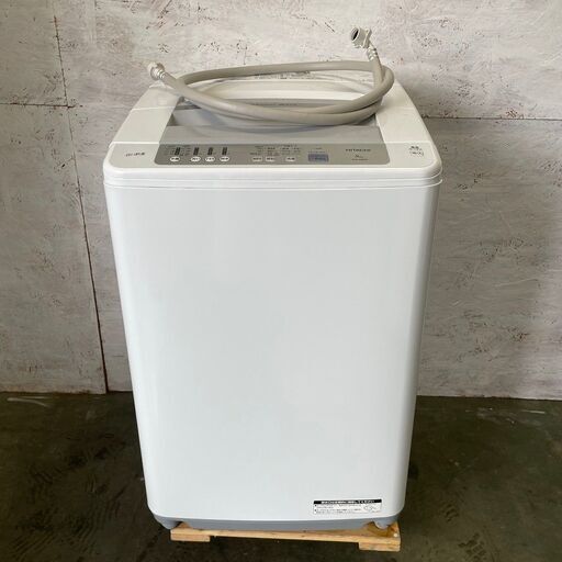 【HITACHI】 日立 全自動電機洗濯機 白い約束  8.0㎏ NW-R803 2019年製