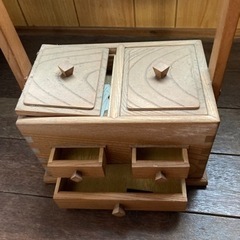 手作り‼️木製小物入れの画像