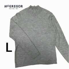McGREGOR/マックレガー　ハイネックニット　L  グレー服...