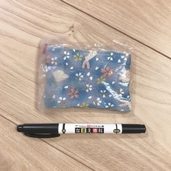 和柄小銭入れの画像