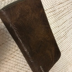 ディーゼル　茶色　長財布　ウォレット　カードケース　ユニセックス　服/ファッション 小物 財布　　　の画像