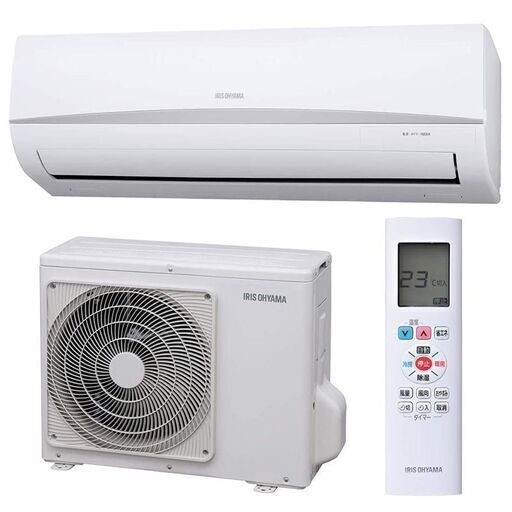 売約品　 アイリス（東芝）10-12畳用 IRR-2818C-W  ＋富士通ASAH223n＋窓用パネル