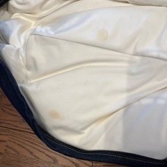 無印良品 ビーズクッション 身体にフィットするソファー(デニム)の画像