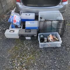 釣具(DAIWAB/T•道具•ケース多数•網•カッパ等)、その他雑貨
