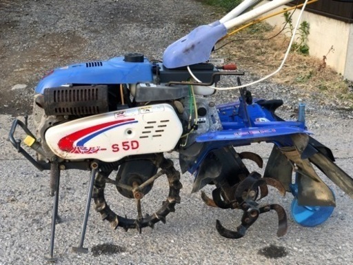 ISEKI パンジー S5D　ネギ 一輪車耕運機 常総市から引き取り限定