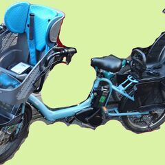 ｃ36🟢🔴ブリヂストン　ハイディー　🔴１ヶ月５８００円でお試しレンタル出来ます。  🌕️オプション無料。後ろチャイルドシートをかごに変更して１人乗りに変更も可能です。  🔴バッテリーは、新品の９０％以上の性能を保持していて、コンディション良好です。  🟢１回の充電で３０ｋｍ以上の走行が可能です。山手線を半周するくらい走行可能です。  🟣２０インチ、チャイルドシート、３人乗り、２人乗りなど、在庫は２０台以上あります。  🟣子供乗せ電動自転車の在庫がたくさんあります。いろいろ、お子さんとご試乗の画像