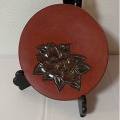 鎌倉彫　箱、スタンド付き