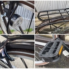 26インチシティサイクル　ブラウンの画像