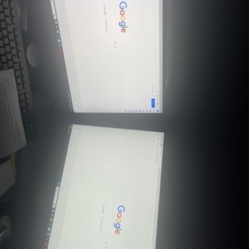 デスクトップ PC ゲーミング　液晶2枚 モニターライト