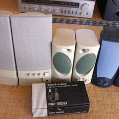 VICTER　アンプA-D7　FM/AM TUNER　PC用スピーカー各種　ヘッド消磁器　等の画像