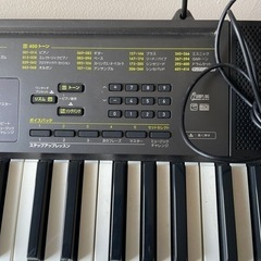 決まりました。【カシオ 61鍵盤】キーボード(ペダル付)の画像