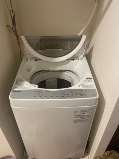 【受け渡し先決定済】洗濯機6kg