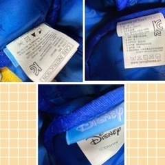 【中古美品】迷子ハーネス付き子供用 リュック こども用 子ども用 ベビーリュック ミッキーマウス 全身 ぬいぐるみ キッズリュック　ハーネス リュックサック 迷子紐 子供用 子供 ディズニー 男の子 女の子 一升餅   転倒時頭部保護 ヘッドガード セーフティ 安全グッズ クッション 青の画像
