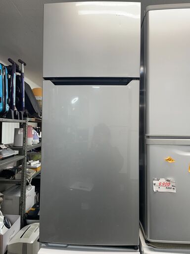 リサイクルショップどりーむ荒田店 No10261 冷蔵庫　２ドア　ハイセンス　２０１９年製　１２０L　ガンメタリックカラーがお洒落♪