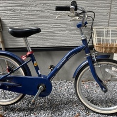 18インチ アサヒ子供用自転車 ネイビー