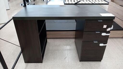 ★ジモティ割あり★  デスク ブラウン H75×D60×W120 クリーニング済み TJ4504