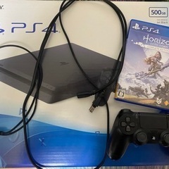 PS4 本体 ジェット・ブラック 500GB（CUH-2000AB01）おまけカセット付き
