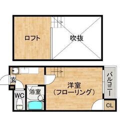 🏡敷金・礼金0円　ロフト付きアパート　南区清水🏡 - 福岡市