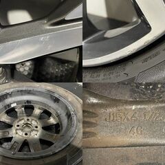 【HANKOOK KINERGY ECO2 165/55R15】夏タイヤ【日産 デイズルークス 純正ホイール 15インチ 4.5J4HPCD100+46】21年製 バリ溝　(MTB505) クレジットカード QRコード決済可能