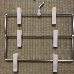 無印良品×3　ニトリ×1　スカートズボン用ハンガーセット衣類収納...