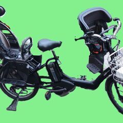 c37🔴土日もお子様と土足のまま、いろいろなタイプのご試乗が可能です。  🌕️２０インチ、チャイルドシート、３人乗り、２人乗り、１人乗り、電動自転車  🔴安心保障の３カ月・無料交換保証、無料１００日間・点検サービス付き🟢  🔴バッテリーは、新品の９０％以上の性能を保持していて、コンディション良好です。  🟢１回の充電で３０ｋｍ以上の走行が可能です。山手線を半周するくらい走行可能です。  🌕️オプション無料。後ろチャイルドシートをかごに変更して１人乗りに変更も可能です。  🟣２０インチ、チャの画像