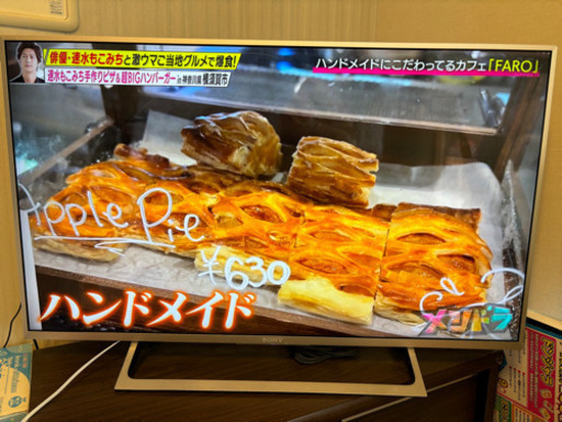 SONY 4K液晶　KJ-43X8000E モニター　43型