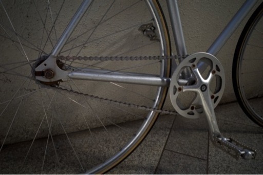 FUJI STROLL ピスト 自転車 フジ シルバー クロスバイク